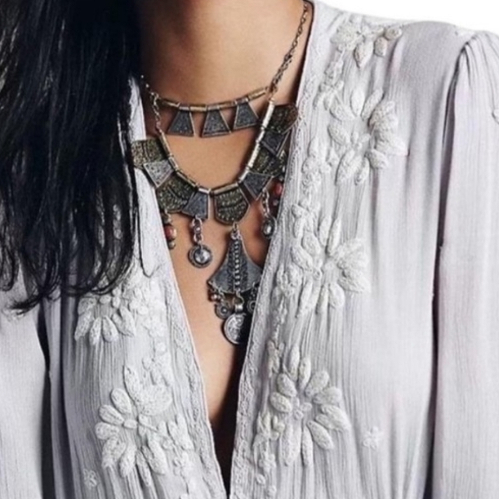 Free People Fable Dusty Lavendar Maxi Dress Size Medium - Picture 3 of 14